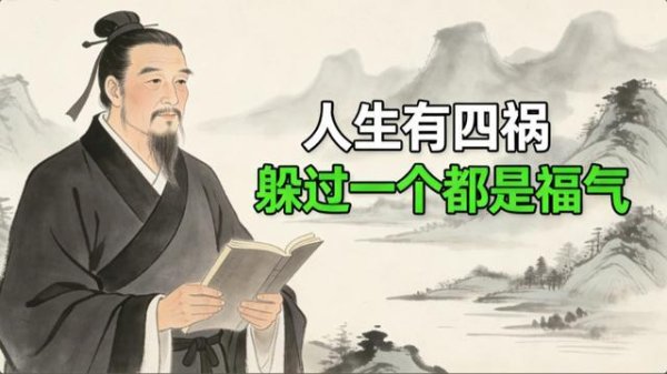 范蠡告诫：人生有“四祸”，躲过一个，都是福气